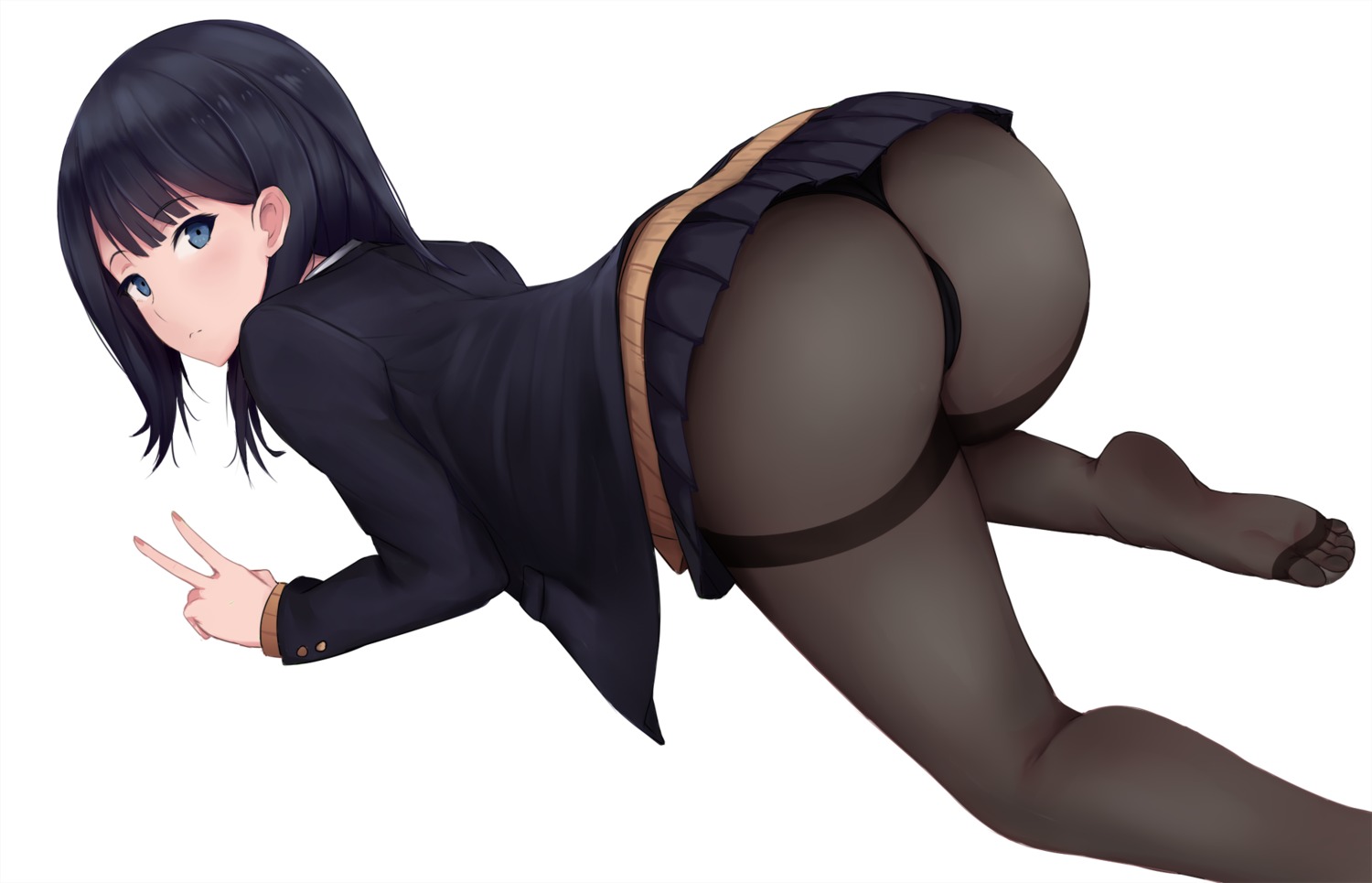 Yoyuki Ssss Gridman Takarada Rikka Ass Pantsu Pantyhose Seifuku Sweater